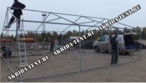Павильон каркасно-тентовый ПВХ сборно-разборный
